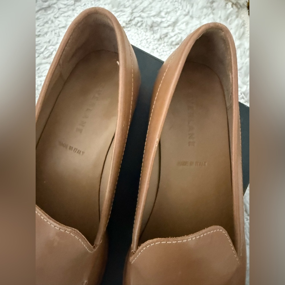Everlane Women's Tan Leather Loafers 6 - Picture 4 of 5